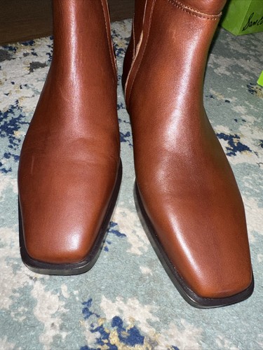 Sam Edelman Cesar Reitstiefel Brandy Leder Damen Größe 7,5 - Bild 9 von 16