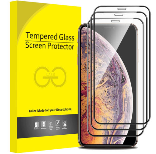 3-Pack For iPhone 14 13 12 11 Pro XR XS X 7+ 8 Tempered GLASS Screen Protector - Picture 1 of 21