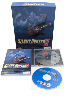 Silent Hunter II 2 PC Big Box Cd-Rom U-Boot Sim Ubisoft Sehr gut mit Anleitung