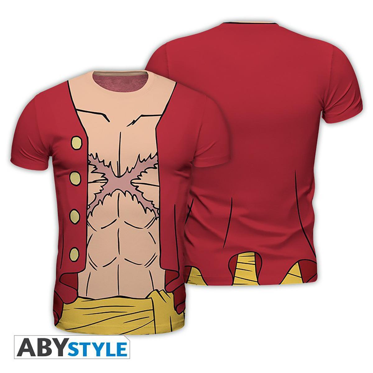 Thumbnail - One Piece T-shirt Allover Print Luffy World
