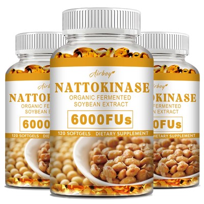 Nattokinase 6000 FU - Supports Blood Pressure, Heart & Cardiovascular Health