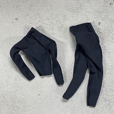 SU-MBS-BLK: 1/12 Black bodysuit for 6" Medium to Slim body