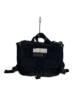 BALENCIAGA SHOULDER BAG ARMY MESSENGER BLACK 656106 1000 S BALENCIAGA SHOULDER BAG ARMY MESSENGER BLACK 656106 1000 S
