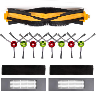 Replacement Filters Kit For Ecovacs Deebot Ozmo T8/T8 Max/T8 AIVI/T8+ Brush Mops