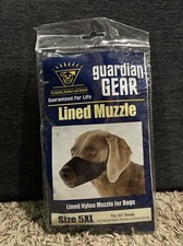 Guardian Gear Lined Nylon Muzzle for Dogs Size 5XL