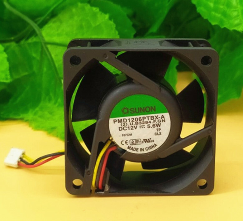 SUNON PMD1206PTBX-A 12V 5.6W 6CM 6025 3-wire Cooling Fan