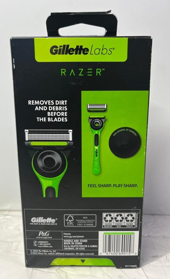 Gillette x Razer Men Razor Limited Edition Gillette Labs Razer Razor ...