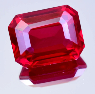Natural Certified AGL Rubin Burma Taube Rot 40.12 Ct Unbehandelt Lose Edelstein