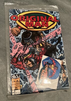Original Man #0 GOLD SEALED with CARD Collector s Item Issue (Omega 7 Comics) 