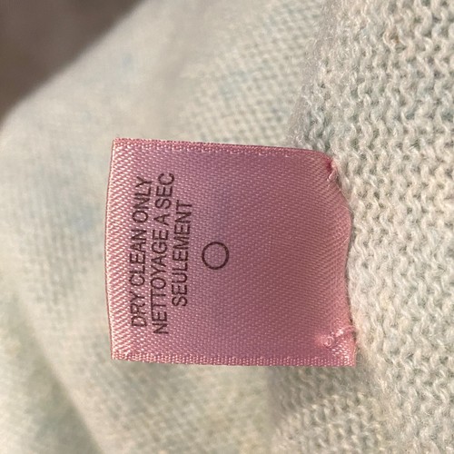 Calypso St. Barth 100% Cashmere Poncho Sweater Women's One Size Seafoam Green - Picture 11 of 14