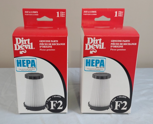 Dirt Devil Vacuum Filter F2 HEPA Lot of 2 - NEW