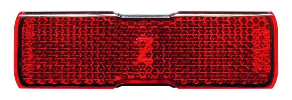 BUSCH & MÜLLER Fahrrad Rückstrahler rot Busch und Müller Reflektor Gepäckträger 50mm NEU