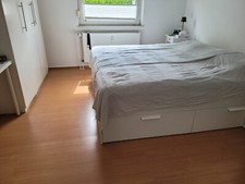 Bett Brimnes Ikea  180x200 weiß mit Lattenrosten