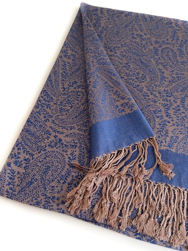 Large Paisley Pashmina Shawl Wrap Evening Scarf Long Cotton Rainbow Ladies Gift - Picture 167 of 448