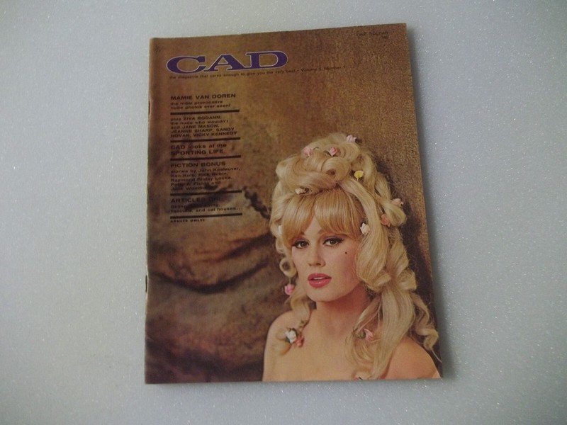 Cad,The Magazine that Cares Enough,etc,Vol. 1 #1 June 1965-MAMIE VAN DOREN
