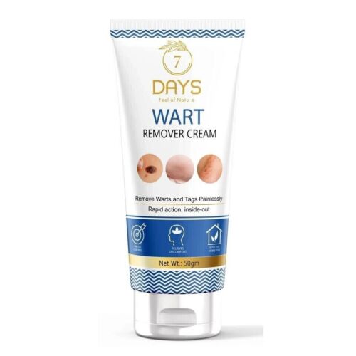 7 Days Wart Remover Cream for Men & Women, Helps to eliminate of Raise Warts 50g - Picture 1 of 7