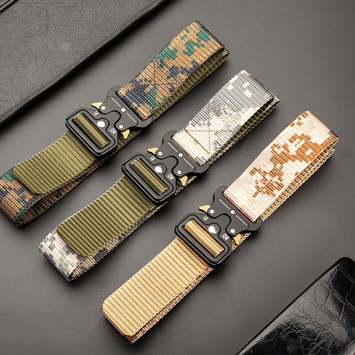 Pantalones tácticos militares de liberación rápida para hombre cinturones de de nailon | eBay