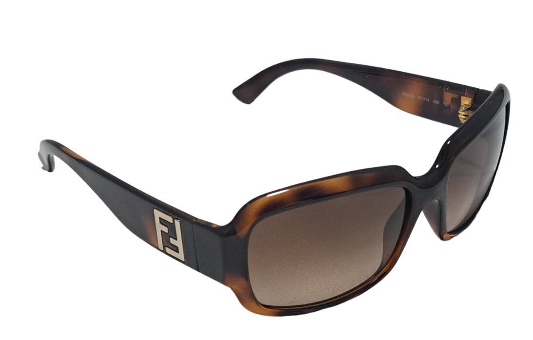 Authentic Fendi Sunglasses Zucca Battro pattern Brown FENDI