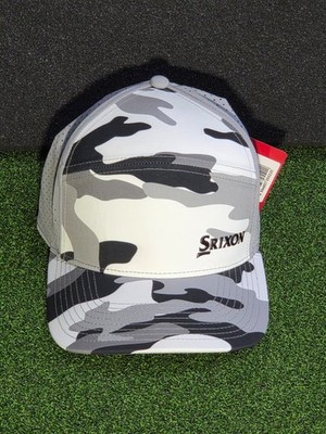 Srixon SRX Tour White Camo Hat Limited Edition Snapback Golf Cap NEW RARE