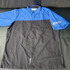 Short Sleeve Mens Red Kap Mechanic Work Shirts Technician Uniform Dealership