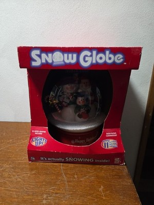 Vtg 2005 Gemmy Santa North Pole Christmas Snowglobe Large!! Plays 11 Songs WORKS