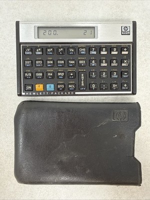 VINTAGE HP-15c RPN Programmable Calculator with Case Hewlett Packard