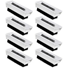 8Pcs Fingernail Brushes - Plastic Surgical Scrub Brushes for Nail Cleaning