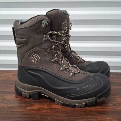 Columbia Bugaboot Plus Omni Heat 200g Michelin Soles Brown MensSz 10 Boots 