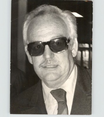 MONACO Prince RAINIER III Sunglasses ROYALTY Monte Carlo 1975 Press Photo