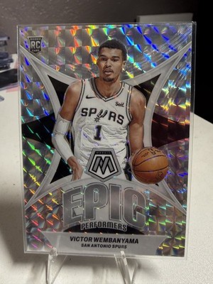 2023-24 Panini Mosaic - Epic Performers Victor Wembanyama #12 Mosaic Prizm (RC)