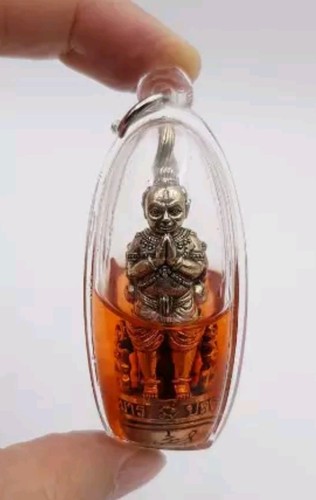 Thai amulet Takrut Kumanthong Na Plod Nhee / No debt edition blessed by Aj Subin - Picture 2 of 3