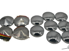 Lot Of 12 Chrome Rear Hub Caps 7.25 Truck Trailer Wheel Covers Roadpro Grand Ge
