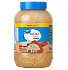 Great Value Minced Garlic in Water, 32 oz Free Shipping