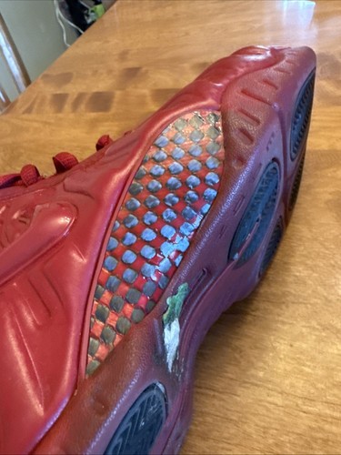 2015 NIKE AIR FOAMPOSITE PRO TRIPLE RED OCTOBER BLACK PENNY ONE 624041-603 13 - Picture 8 of 17