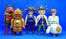 Playmobil AC-13 Bundle 6x Figures How to train Your Dragon Vikings  FREEPOST