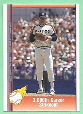 1991 Pacific Nolan Ryan Astros #39 - 3000th Career Strikeout👍