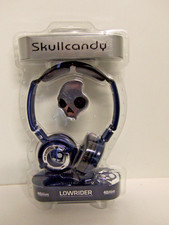 Skullcandy Lowrider On Ear 40mm Headphones Foldable Lightweight Blue - RARE NEW