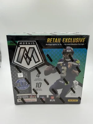 NFL Panini Mosaic Mega Box 2021 Football Russel Wilson Autographs - Bild 1 von 2