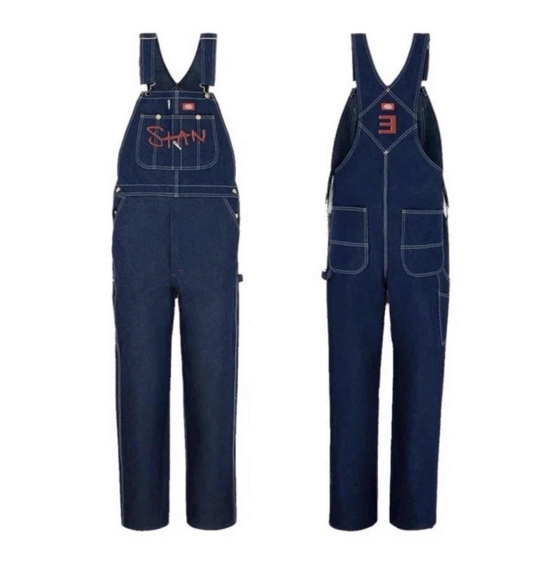 Eminem x Dickies Denim Overalls 3XL NIP Shady Records Limited