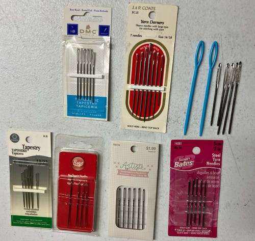 Tapestry And Yarn Needles Lot. New And Used