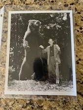 Fred Bear Vinage 8x10 Signed Photo with Original signature #4