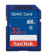 SanDisk SD 32GB Class 4 SDHC Card SDSDB-032G-B35 memory card 32 GB