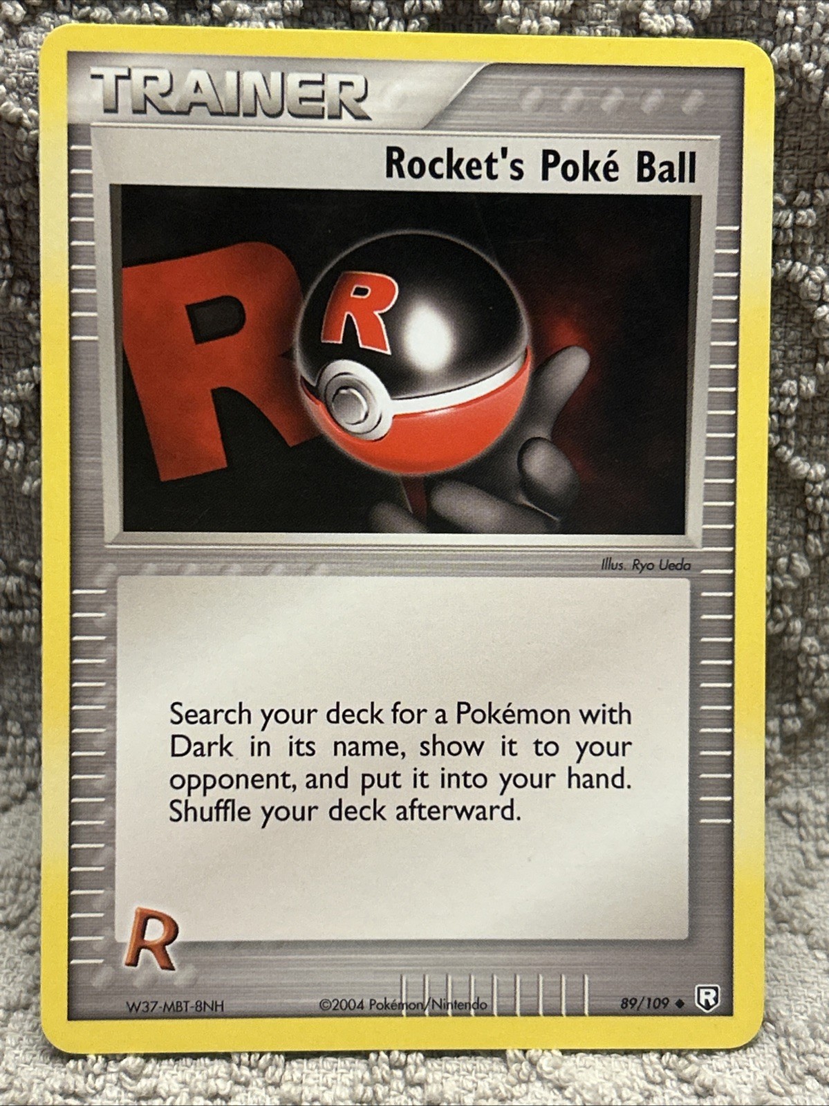 Pokémon TCG Rocket's Poke Ball 89/109 Team Rocket Returns Rare NM