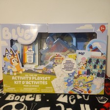 Bluey On The Go Playset Artwork Nwt 40 Activities
