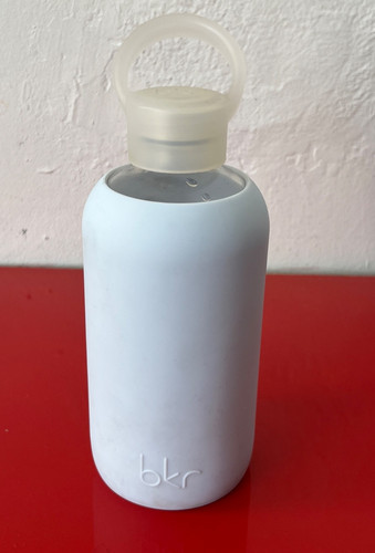 BKR Glass Water Bottle in Grace (Opaque Baby Blue) 16oz/500ml