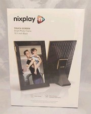 Nixplay Smart Photo Frame 10.1 Touch Screen W10K - Brand New Black Silver SEALED