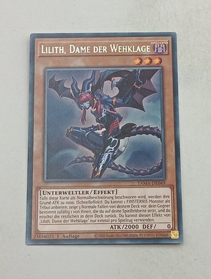 Yu-Gi-Oh Einzelkarte Lilith, Dame der Wehklage bespielt