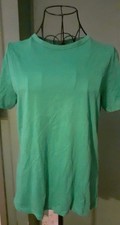 Ladies Short Sleeved Green Tshirt F&F Size 10 #greentshirt BUY 4ITEMS GET 1 FREE