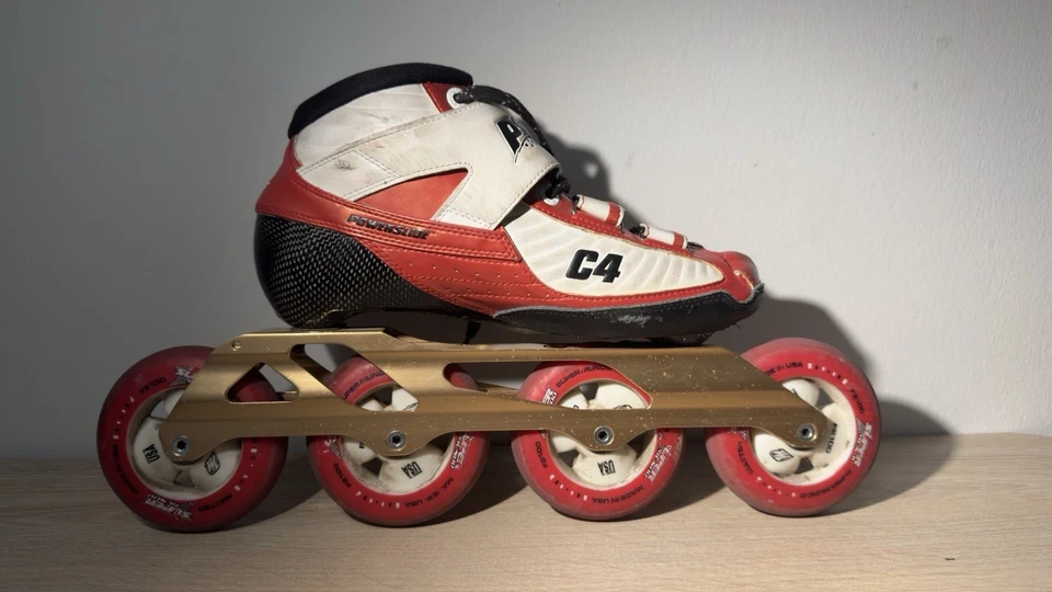 Speedskates Powerslide C4 Carbon+ Zubehörpaket Gr.41 - Bild 2 von 4