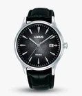 Lorus Watch Mens Black Leather Strap Date RS993DX9 RRP £79.99